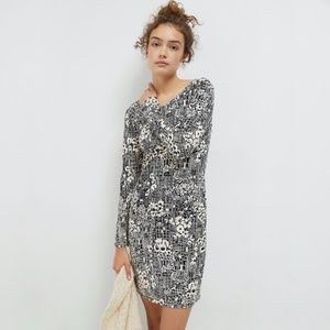 ANTHROPOLOGIE Saturday Sunday Imani Mini Dress Black & Cream NWT